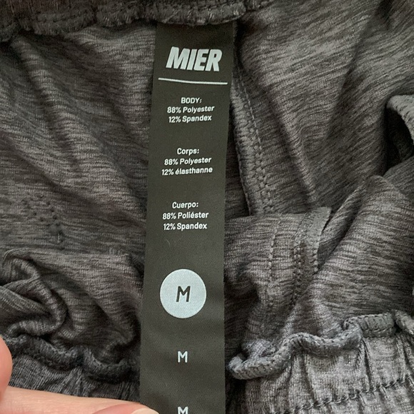 MIER Womens Gray, Relaxed Fit Pants. Size M - Picture 6 of 7